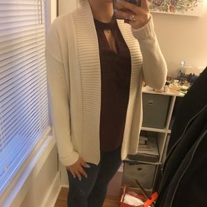 White Cardigan